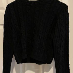 Crop sweater for winter